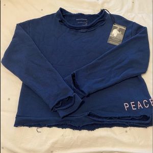 NWT Good HYOUman Distressed Sweatshirt